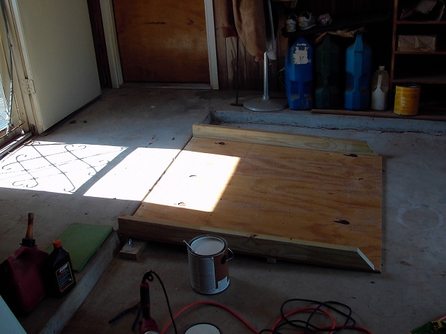 4'x4' ramp in place